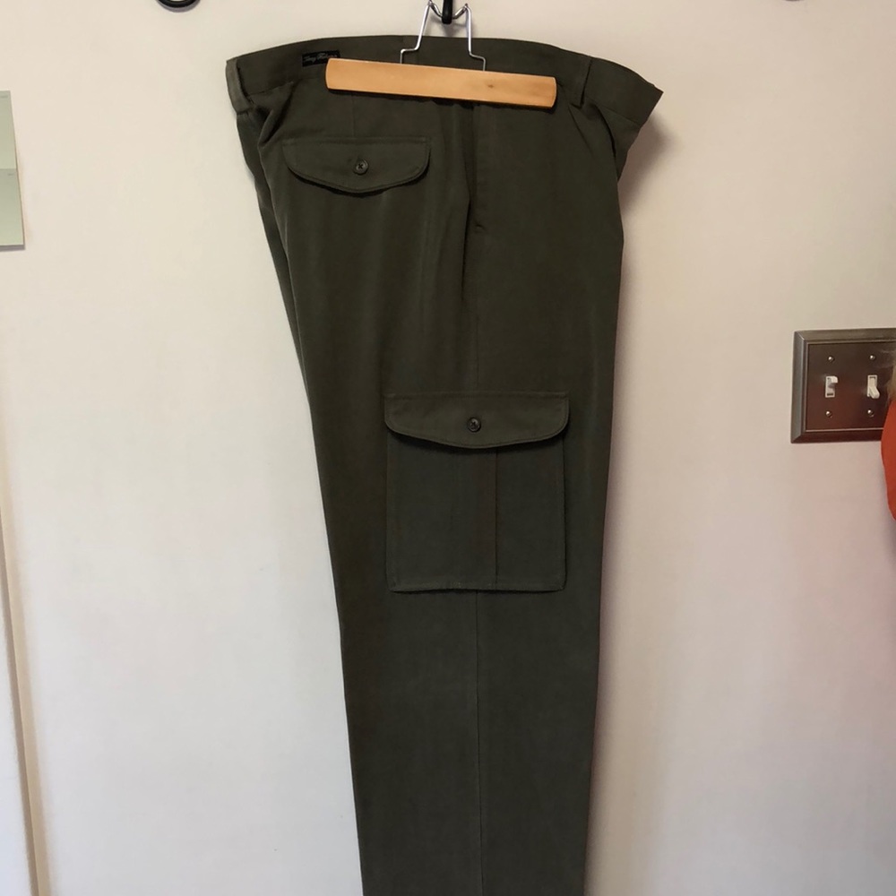 Tommy Bahama Green 100% Silk Dress Pants